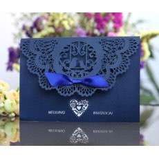 Pocket Invitation Laser Cut Paper Wedding Decoration Graduation Greeting Card